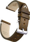 Ritche Vintage Khaki Leather Watch Bands