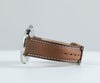 Ritche Classic Dark Brown Leather Watch Bands - White Stitching