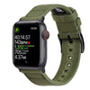 Canvas Apple Watch Bands-Army Green Canvas Watch Bands.