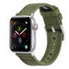 Canvas Apple Watch Bands-Army Green Canvas Watch Bands.