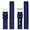 Canvas Quick Release-Navy Blue Canvas Watch Bands.