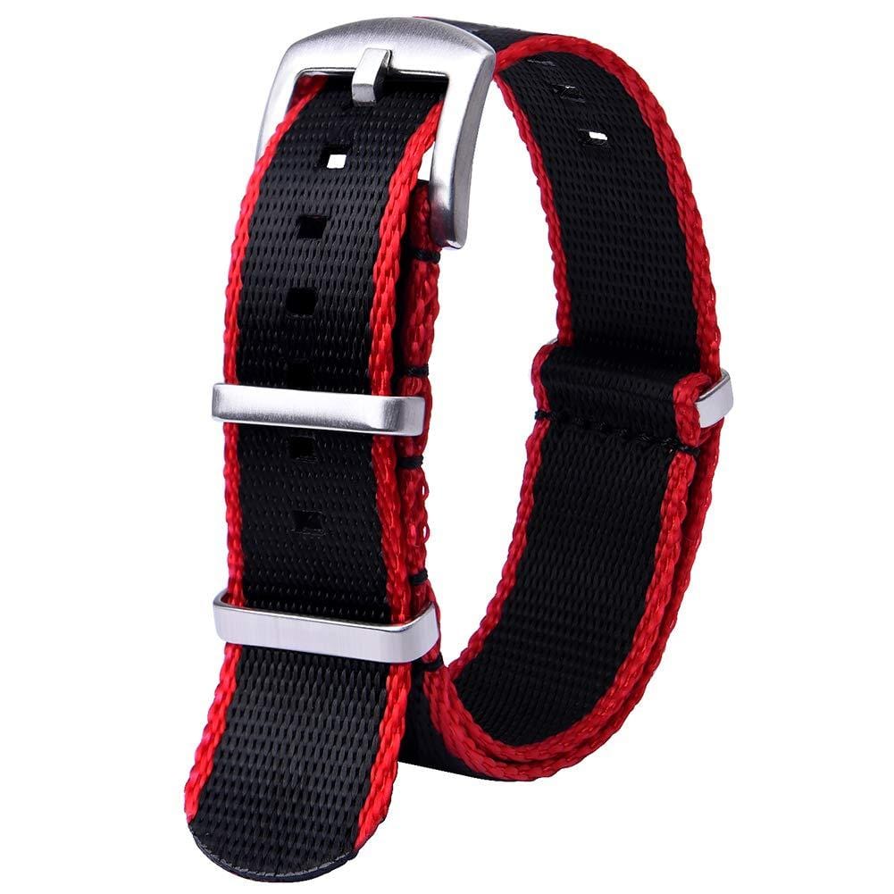 Ritche 4PC 22mm NATO Strap Nylon Watch Band Replacement Watch Straps for  Men Women : : Watches