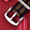 Black/Green/Red|Nato Watch Bands Straps Watch Band.