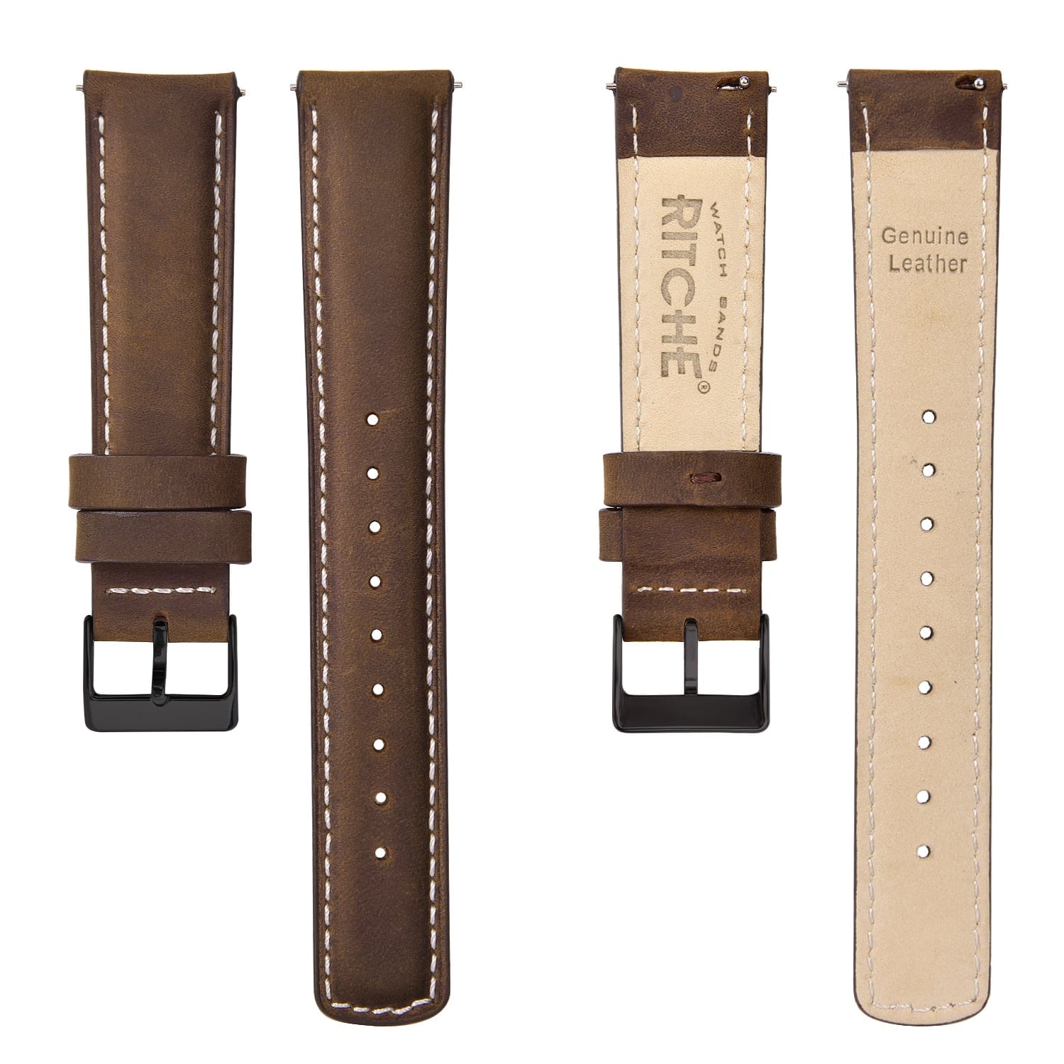 Ritche Classic Leather Watch Bands Straps with versatility