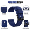 Navy Blue|Silicone Quick Release Watch Band.