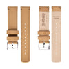 Ritche Watch Bands Top Grain Leather Watch Band Ritche Light Brown Top Grain Leather Watch Band