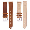 Ritche Watch Bands Vintage Leather Watch Band Ritche Toffee Brown Vintage Leather Quick Release