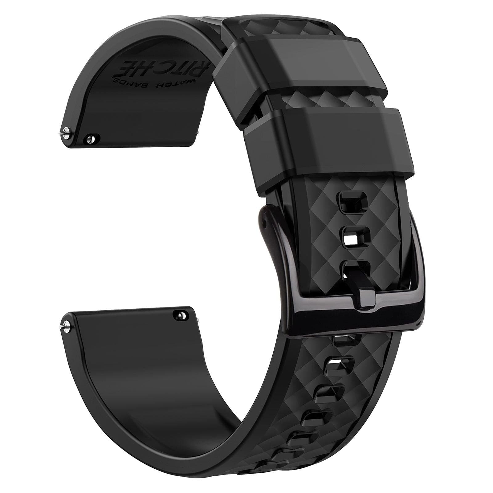 Ritche Classic Quick Release Silicone Watch Band Replacement display picture 2