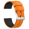 Ritche Watch Bands Watch Bands 18mm / Orange / Silver Ritche Classic Silicone Watch Bands