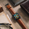 Ritche Watch Bands Watch Bands 38mm/40mm/41mm / Toffe Brown / Black Ritche Toffee Brown Leather Watch Bands for Apple watch Series 1/2/3/4/5/6/7/SE