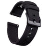 Ritche Watch Bands Watch Bands Black / Black Samsung Galaxy Watch Bands 22mm Canvas Straps