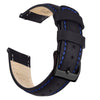 Ritche Watch Bands Watch Bands Black/blue / Black / 20mm Ritche Classic Leather Watch Band Straps