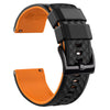 Ritche Watch Bands Watch Bands Black/orange / 20mm / Black Two-tone Silicone watch band for Galaxy Watch 5 and Galaxy Watch5 Pro