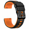 Ritche Watch Bands Watch Bands Black/Orange / Black Samsung Galaxy Watch Bands 20mm Sports Silicone Straps