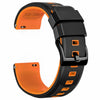 Ritche Watch Bands Watch Bands Black/Orange / Black Samsung Galaxy Watch Bands 22mm Sports Silicone Straps