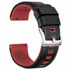 Ritche Watch Bands Watch Bands Black/Red / Silver Samsung Galaxy Watch Bands 22mm Sports Silicone Straps