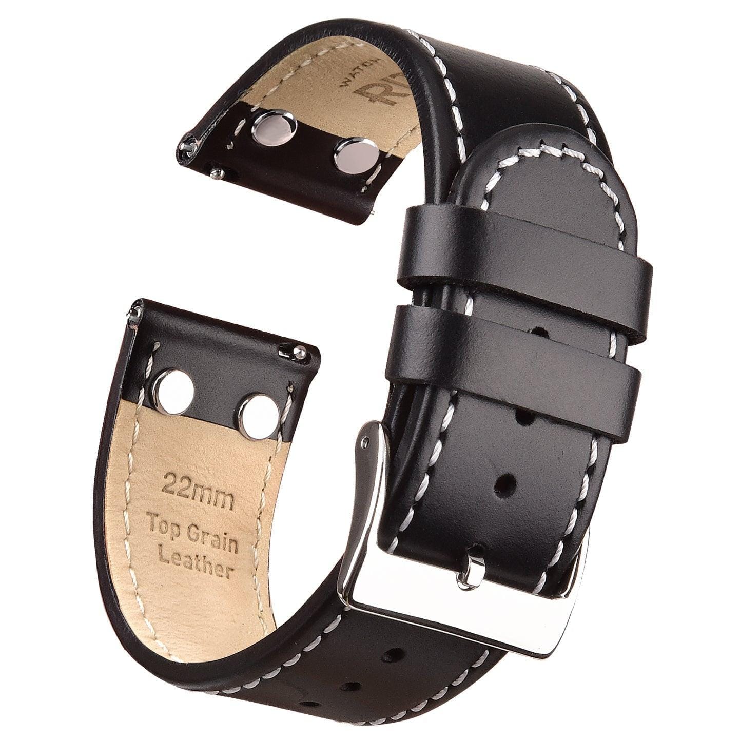 Ritche Pilot Leather Watch Bands, Pilot Leather Watch Straps