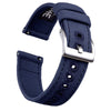 Ritche Watch Bands Watch Bands Dark Blue / Silver Samsung Galaxy Watch Bands 20mm Canvas Straps