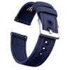 Ritche Watch Bands Watch Bands Dark Blue / Silver Samsung Galaxy Watch Bands 22mm Canvas Straps