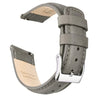 Ritche Watch Bands Watch Bands Gray / Silver / 20mm Ritche Classic Leather Watch Band Straps