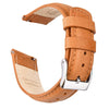 Ritche Watch Bands Watch Bands Light orange / Black / 20mm Ritche Classic Leather Watch Band Straps