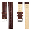 Ritche Watch Bands Watch Bands Ritche Classic Coffee Leather Watch Band  Strap