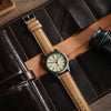 Ritche Watch Bands Watch Bands Ritche Classic Khaki Leather Watch Band