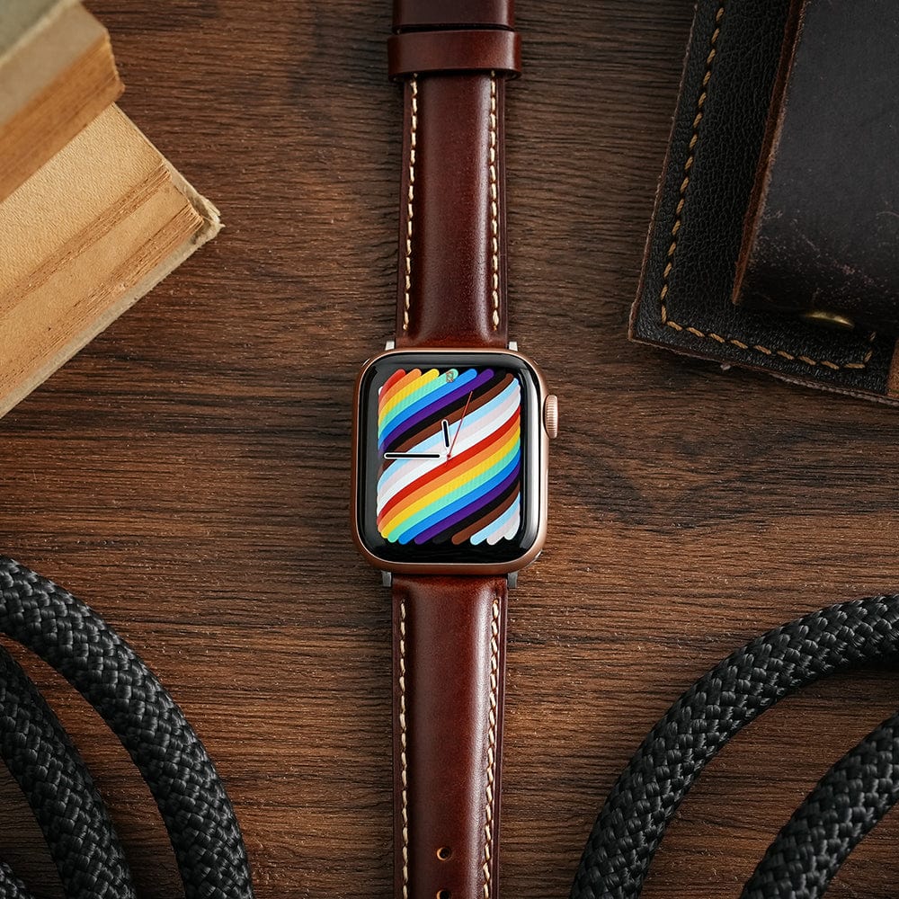 Apple Watch Band, Coffee Leather