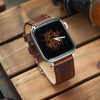 Ritche Watch Bands Watch Bands Ritche Coffee Top Grain Leather iWatch Band in 38, 40, 41, 42, 44, 45mm