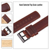Ritche Watch Bands Watch Bands Ritche Coffee Top Grain Leather Watch Bands