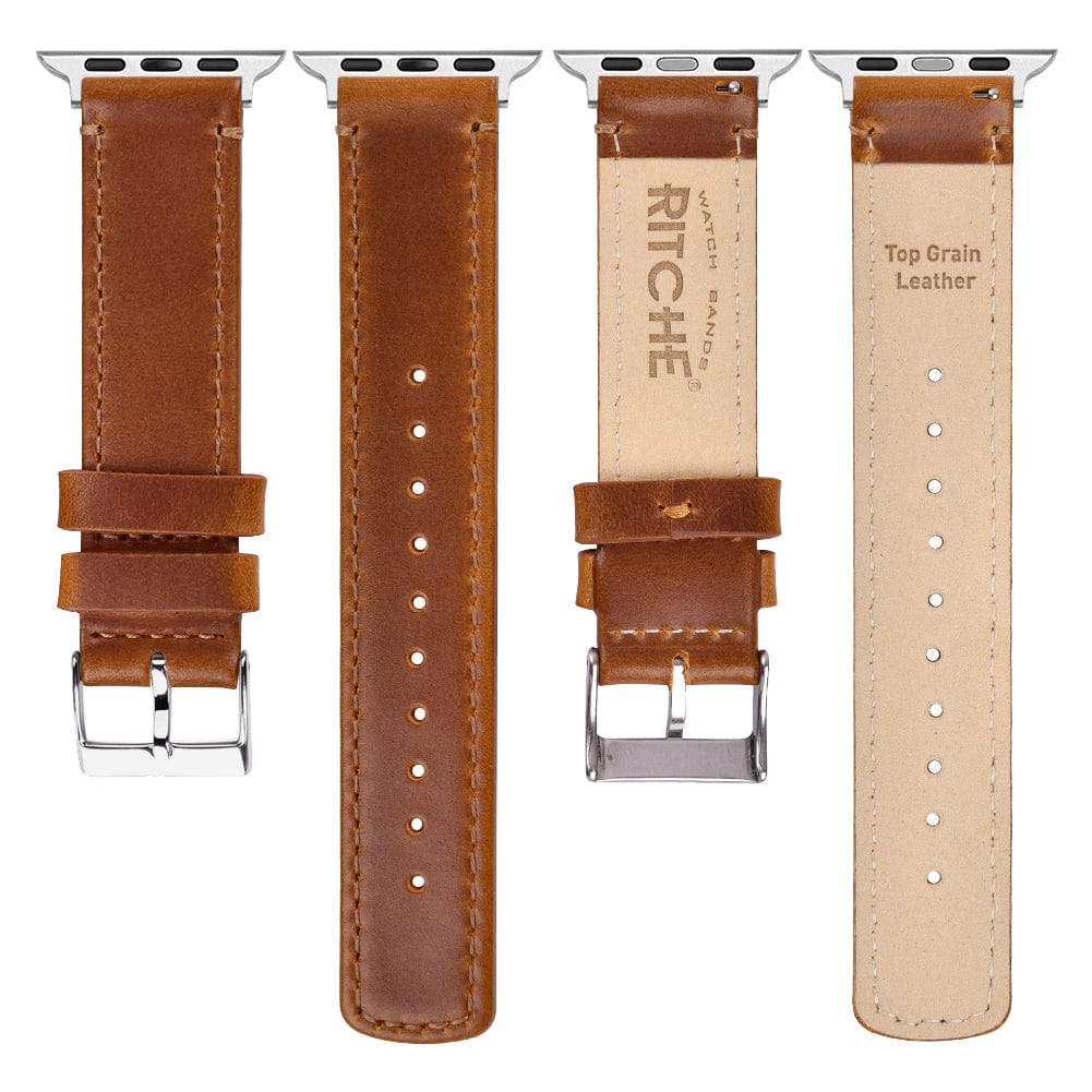 Top grain 2024 leather watch band