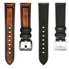 Ritche Watch Bands Watch Bands Ritche Top-notch Handmade Orange Worn Vintage Leather Watch Bands ＆ Straps