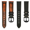Ritche Watch Bands Watch Bands Ritche Top-notch Handmade Orange Worn Vintage Leather Watch Bands ＆ Straps